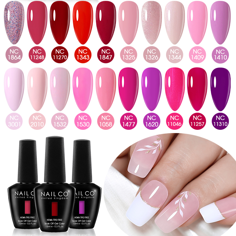 Nail Art Natural Pink - NAILCO 15ml Pink Color Spring Summer