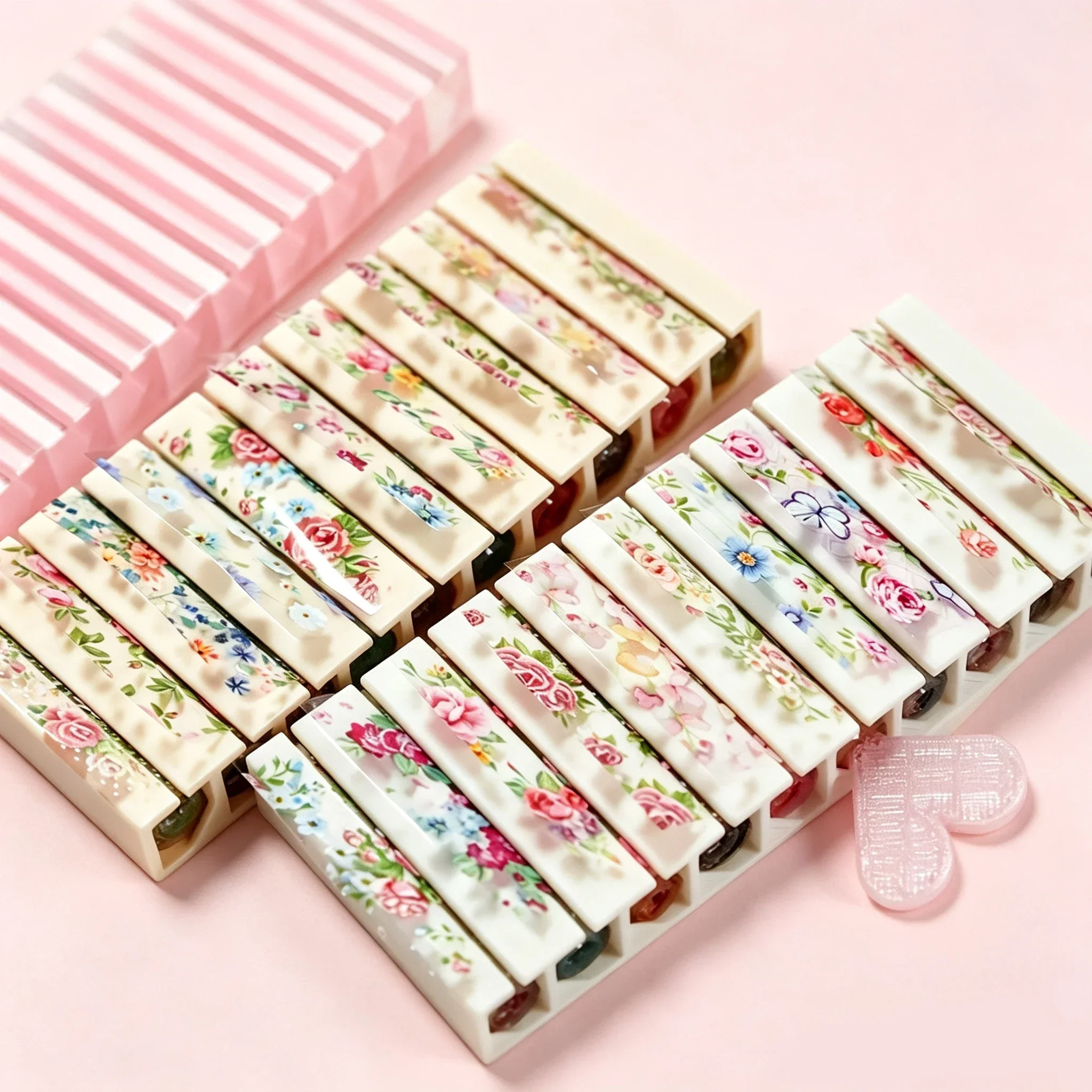 Nail Foil Transfer - Portable 10-Grid Nail Starry Foil Storage
