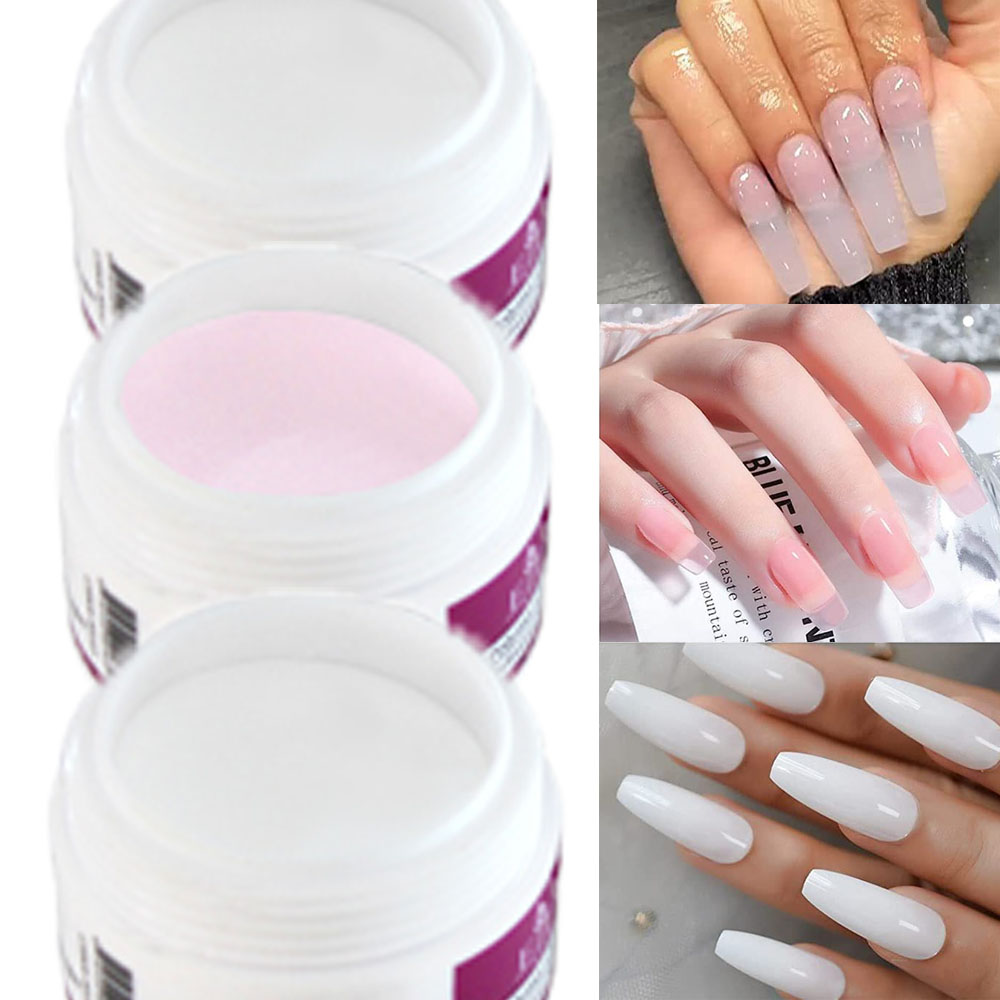 Acrylic Powder Clear - 10g/Jar Professional Acrylic Nail Powder Clear