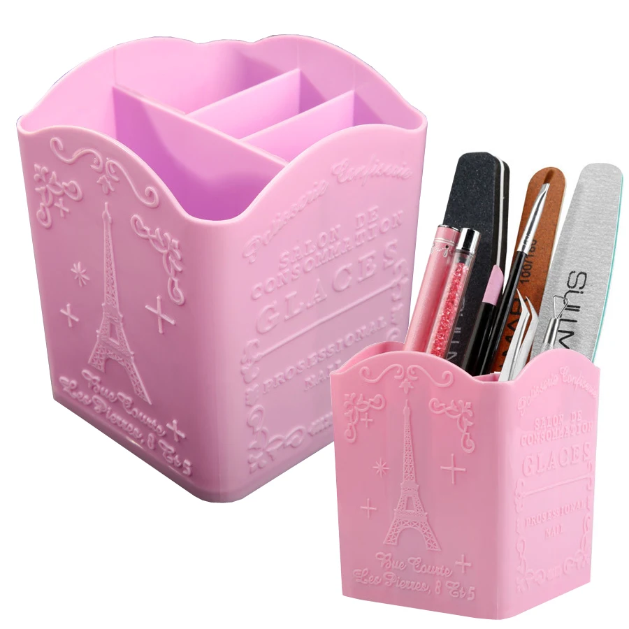 Nail Art Sch - 4-Compartment Nail Art Brush Holder, Storage