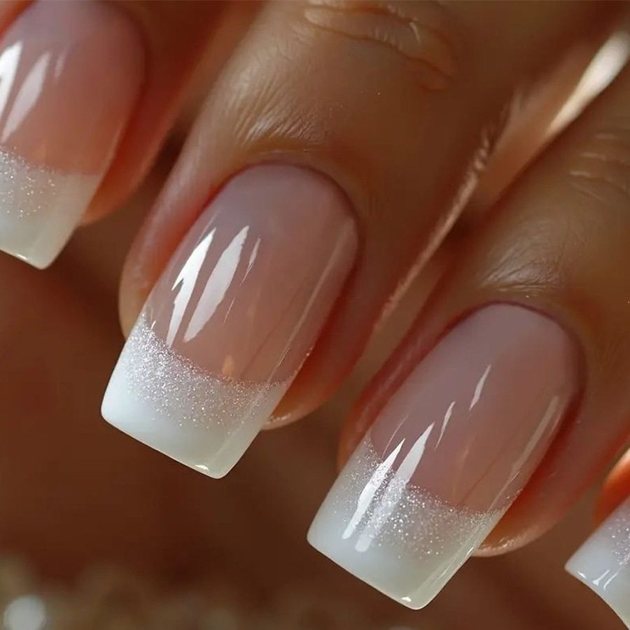 Nail Art Inspo - 24pcs/set Medium Square fake nails for