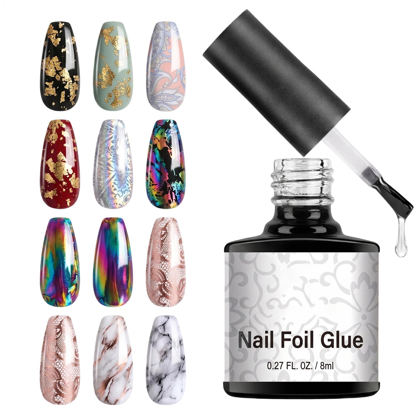 Nail Foil Transfer - Nail Foil Glue 8ml Transfer Foil