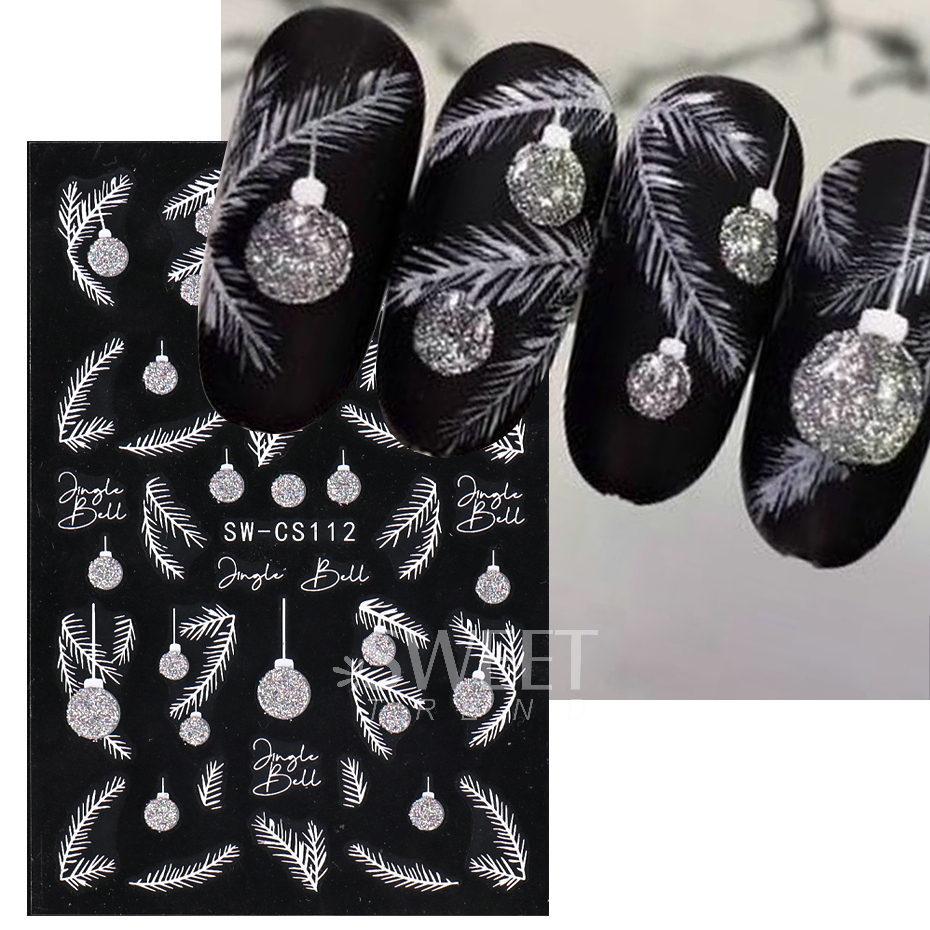 NEW Christmas Series Nail Poli - Nail Art Xmas Stickers recension och pris