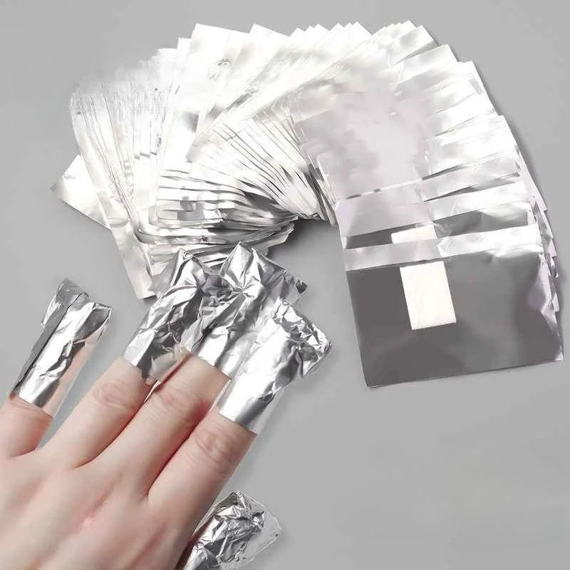 100pcs Remover Aluminum Foil N - Nail Foil Transfer recension och pris