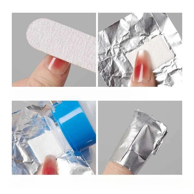 100pcs Remover Aluminum Foil N - Nail Foil Transfer recension och pris