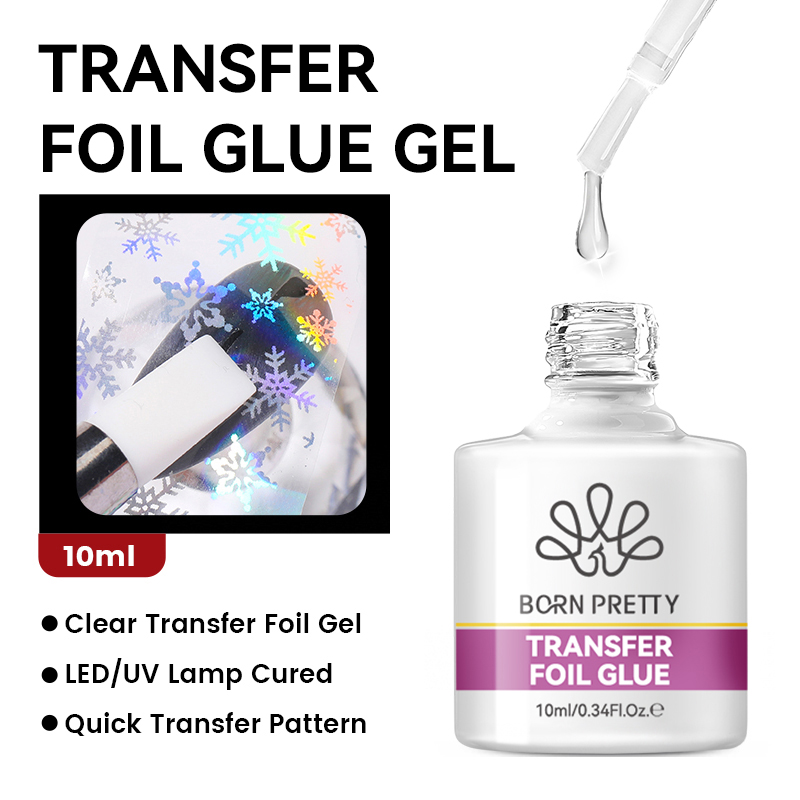 BORN PRETTY Nail Foil Glue Gel - Nail Foil Transfer recension och pris