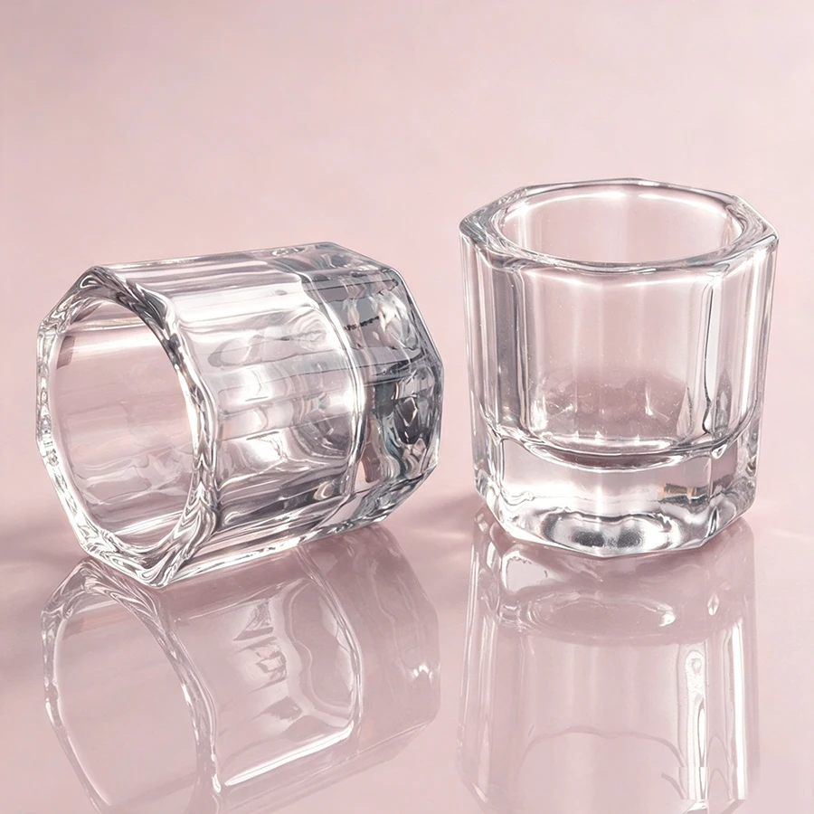 Clear Crystal Glass Dappen Dis - Acrylic Powder Clear recension och pris