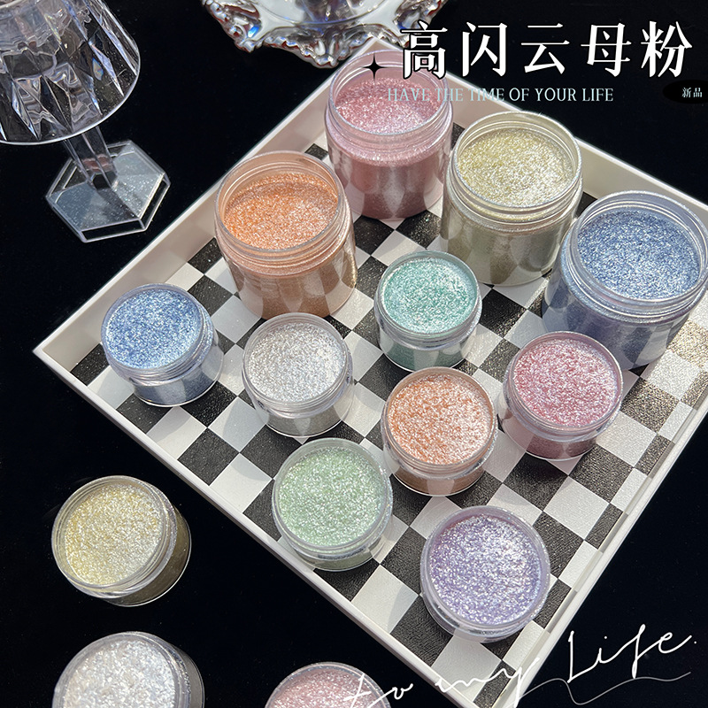 Mermaid Diamond Glitter Mica P - Nail Art Inspo recension och pris