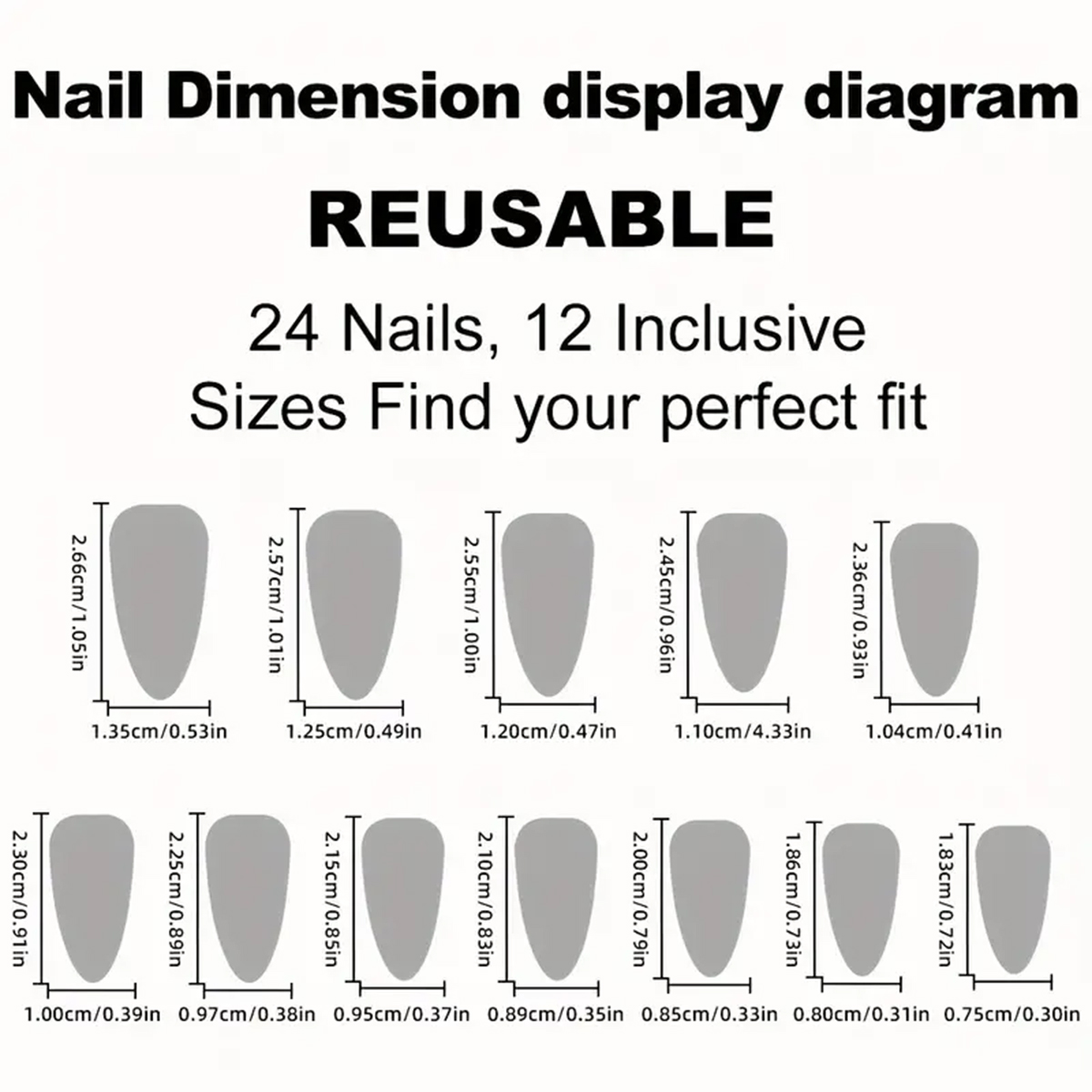 24pcs Almond Press On Nails,Pi - Nail Art Pink Cat Eye recension och pris