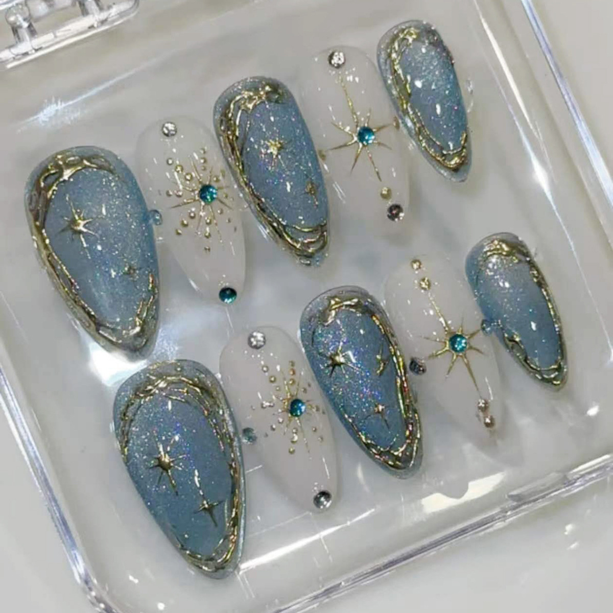 24pcs Gilded Starlight Stick o - Nail Art Inspo recension och pris