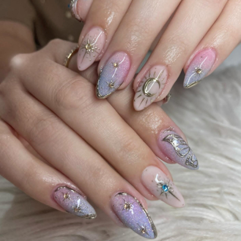 24pcs Gilded Starlight Stick o - Nail Art Inspo recension och pris