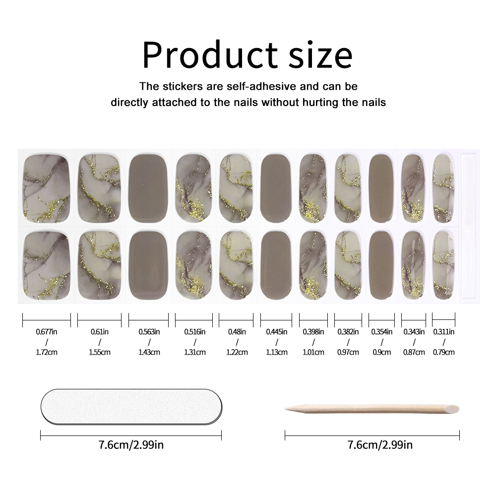 UV FREE Fully Cured Gel Nail S - Striping Tape Nail recension och pris