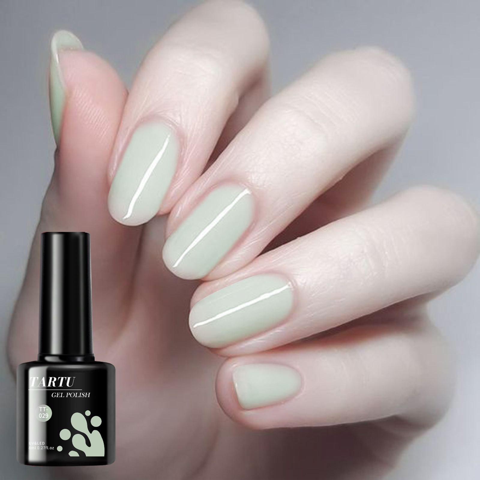 TARTU 8ml Semi Permanent Jelly - Nail Art Natural Pink recension och pris