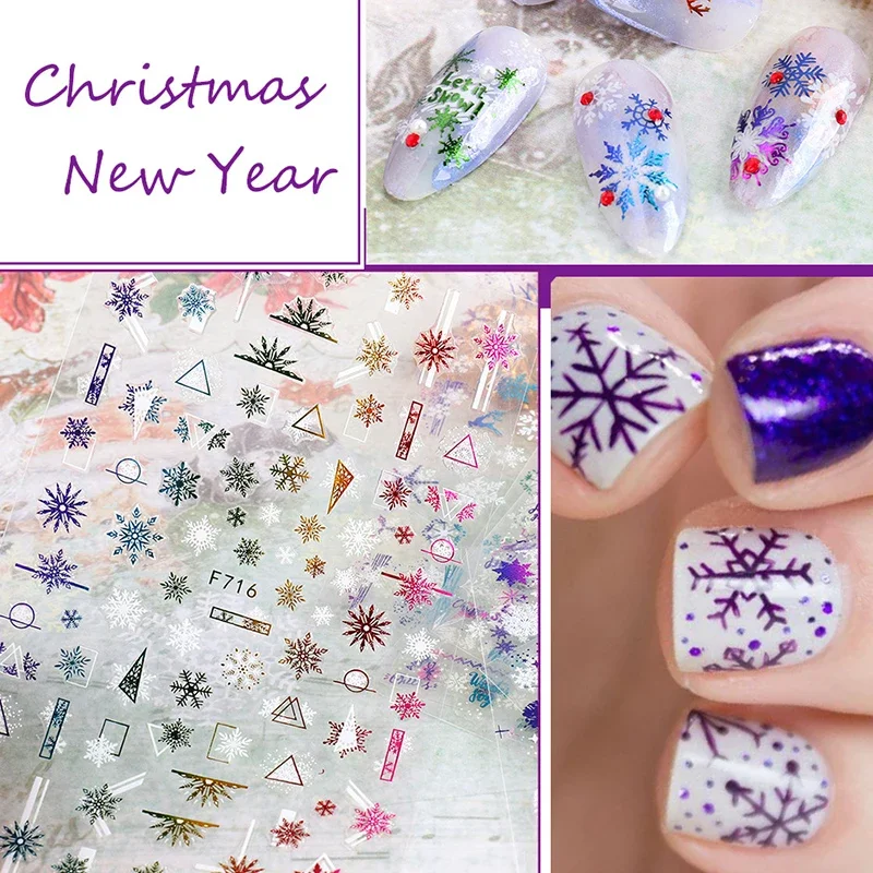 Xmas Nails Stickers Winter San - Nail Art Xmas Stickers recension och pris