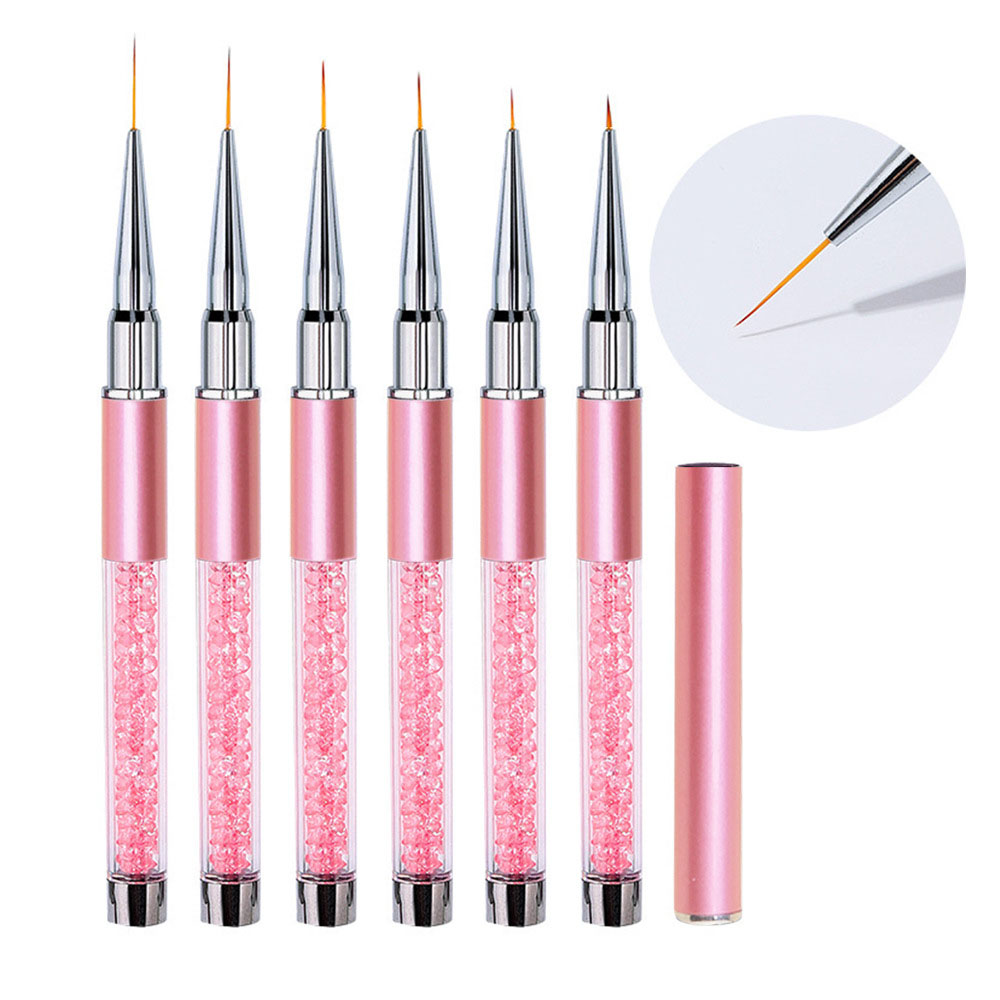 6pcs/Set Acrylic French Stripe - Nail Art Sch recension och pris