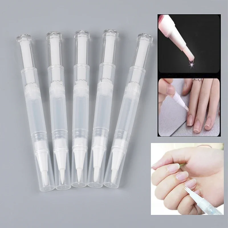 5Pcs 3ml Transparent Twist Nai - Cuticle Oil Pen recension och pris