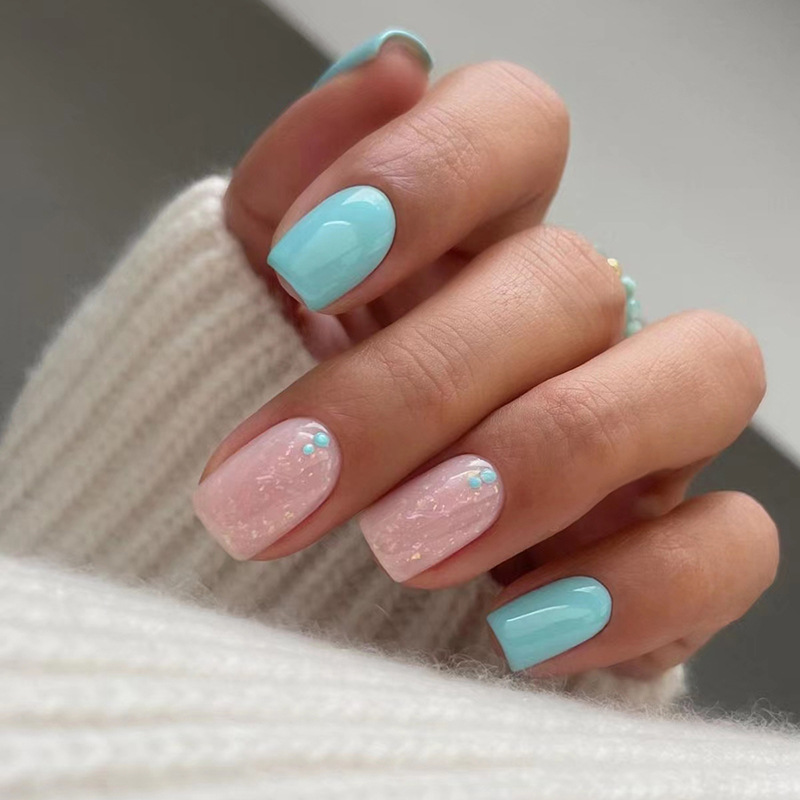 24Pcs Short Ballet False Nails - Nail Art Inspo recension och pris