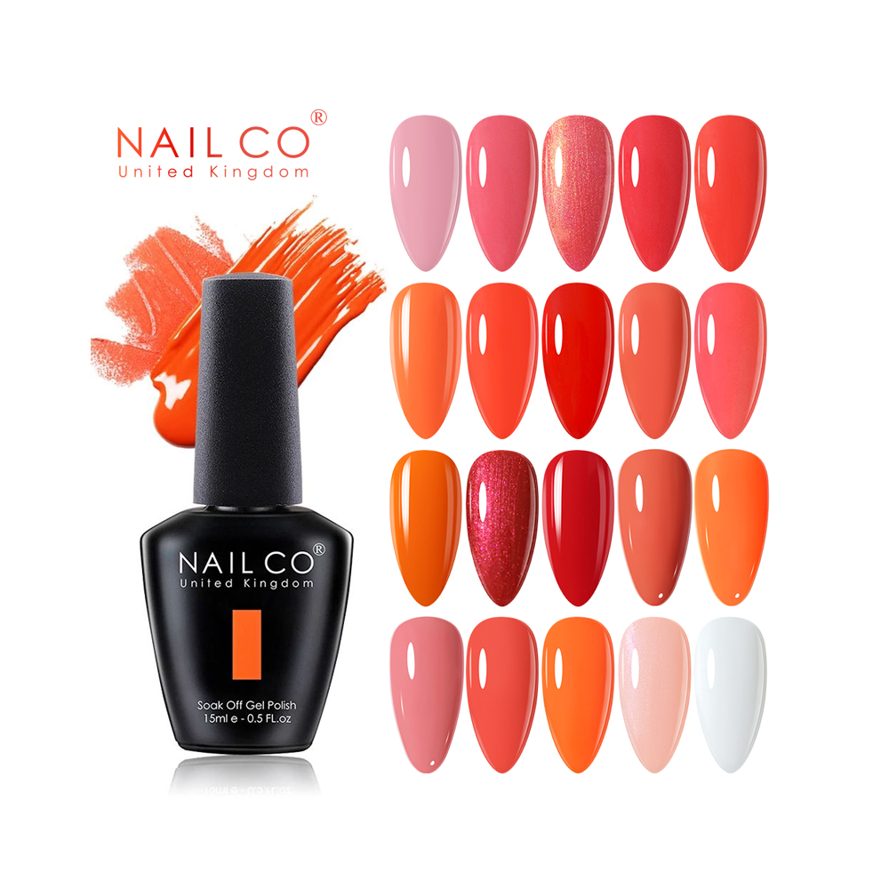 NAILCO 15ml Orange Red Pink Co - Nail Art Natural Pink recension och pris
