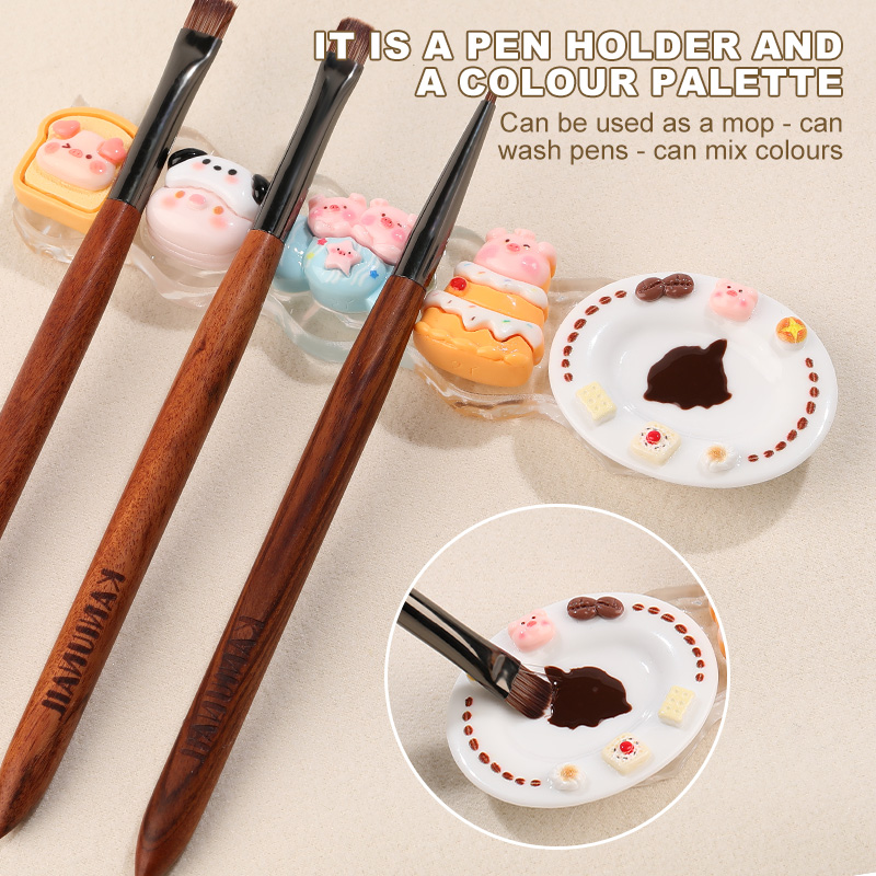KANIU Cute Animal Nail Brush H - Nail Art Sch recension och pris