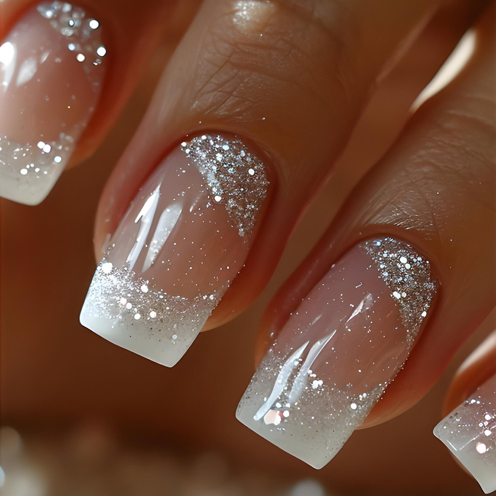 24pcs/set Medium Square fake n - Nail Art Inspo recension och pris
