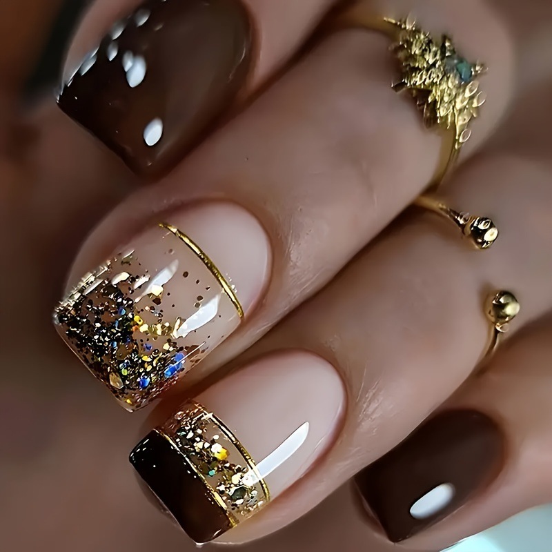 Short Square fake nails for wo - Nail Art Inspo recension och pris