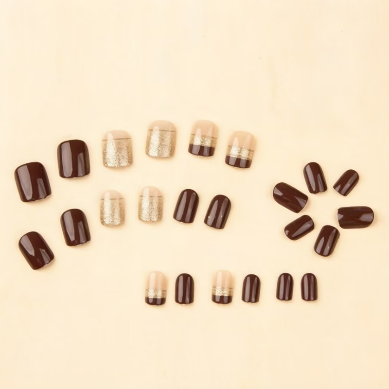 Short Square fake nails for wo - Nail Art Inspo recension och pris
