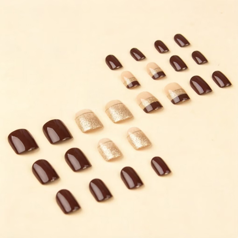 Short Square fake nails for wo - Nail Art Inspo recension och pris
