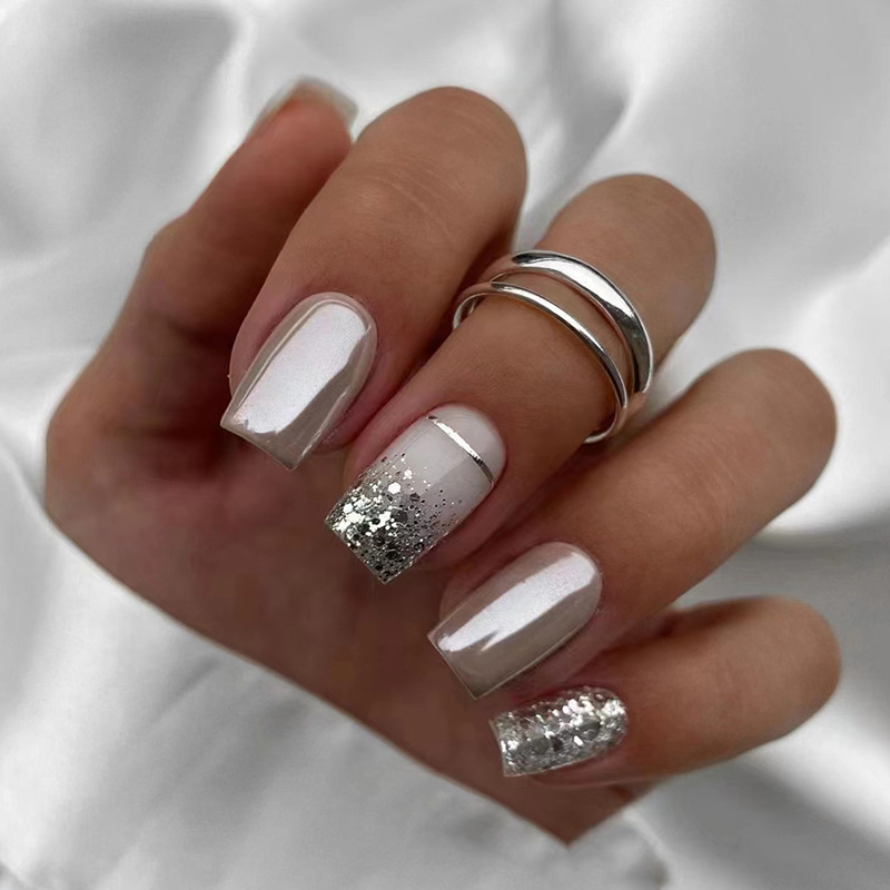 Short Square fake nails for wo - Nail Art Inspo recension och pris