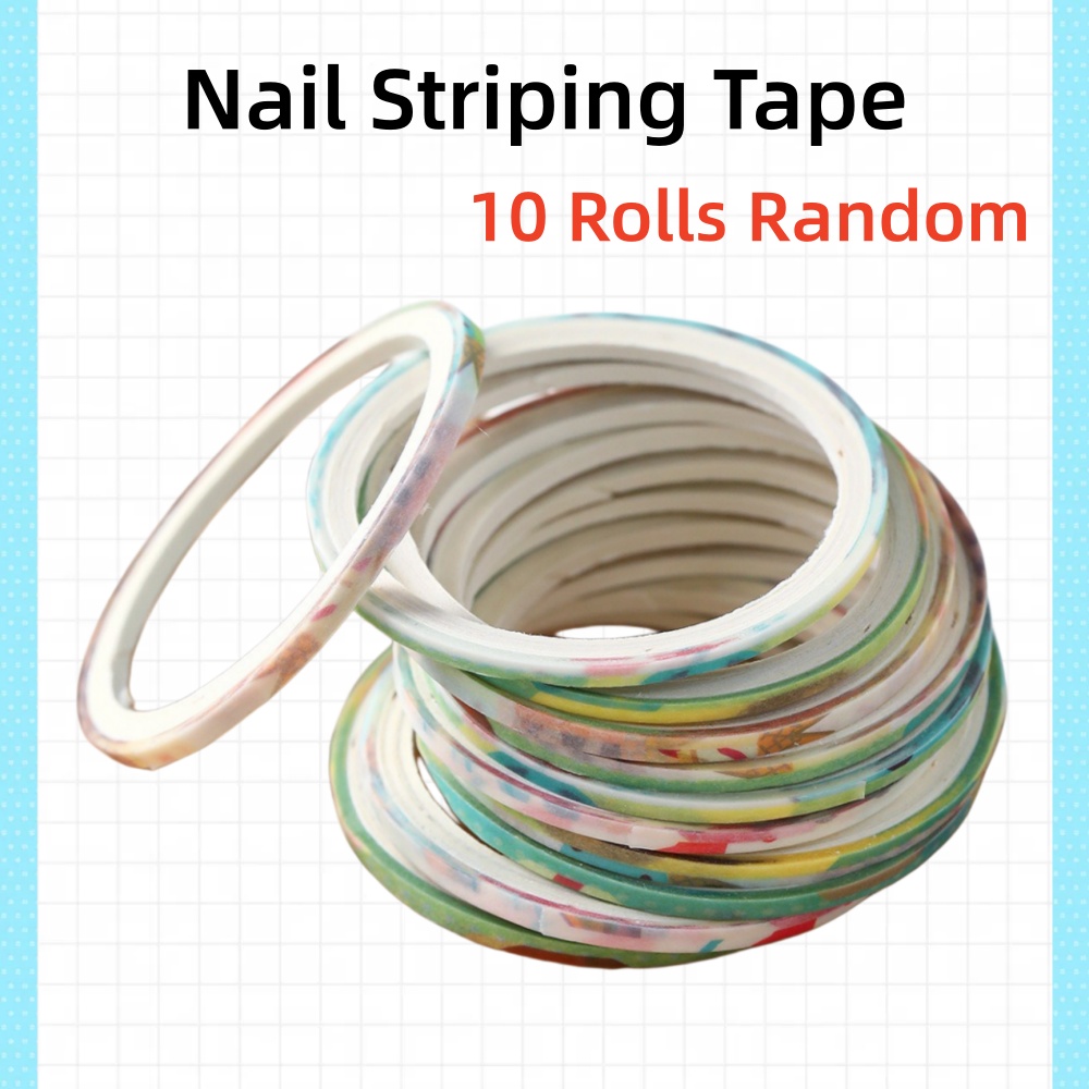 10 Rolls Nail Striping Tape Se - Striping Tape Nail recension och pris