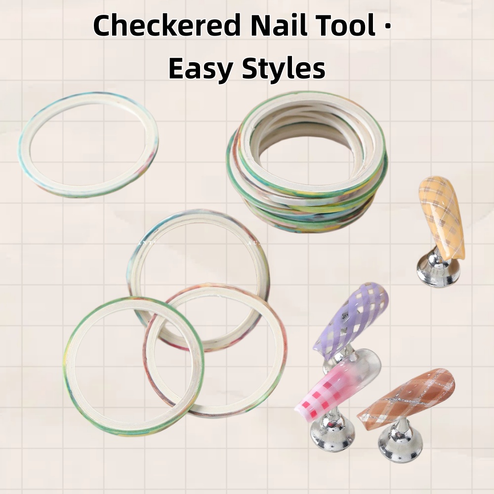 10 Rolls Nail Striping Tape Se - Striping Tape Nail recension och pris