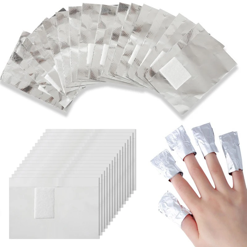 100Pcs Bag Aluminium Foil Nail - Nail Foil Transfer recension och pris