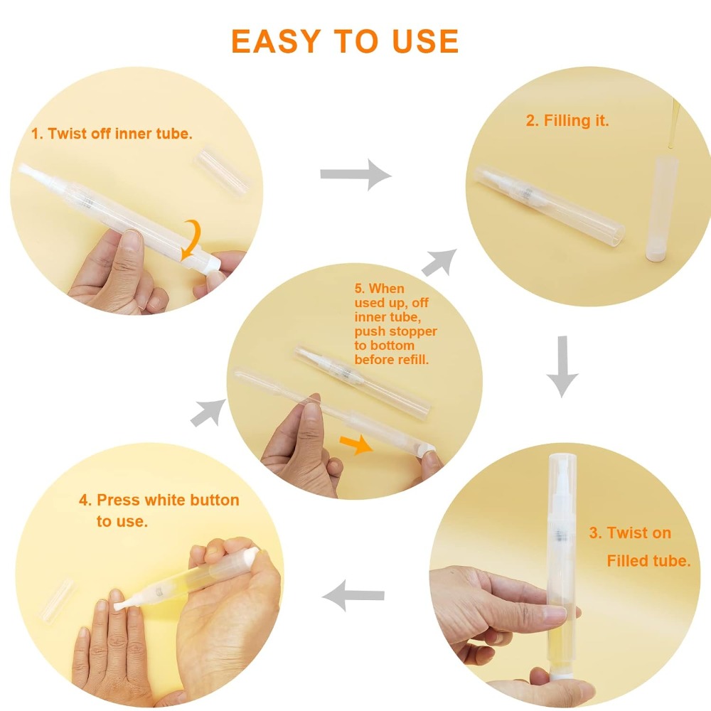 6ml Refillable Cuticle Oil Pen - Cuticle Oil Pen recension och pris