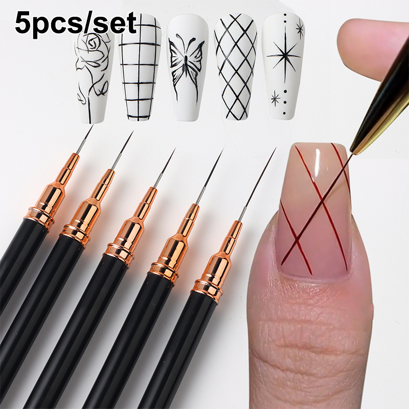 #5Pcs/Set Professional Nail Ar - Nail Art Sch recension och pris