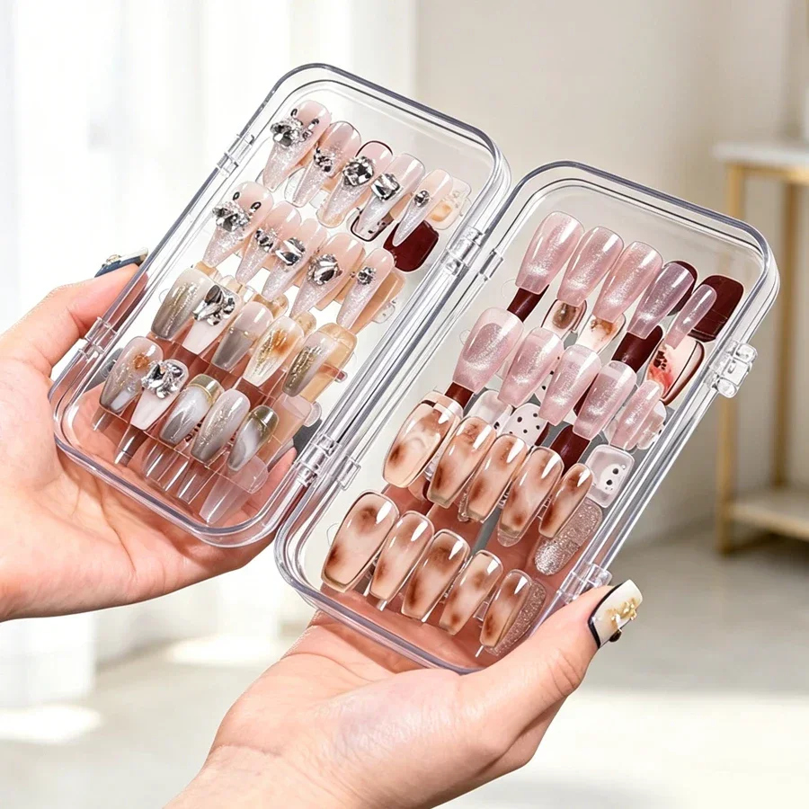 Clear Foldable Press On Nail S - Nail Art Sch recension och pris