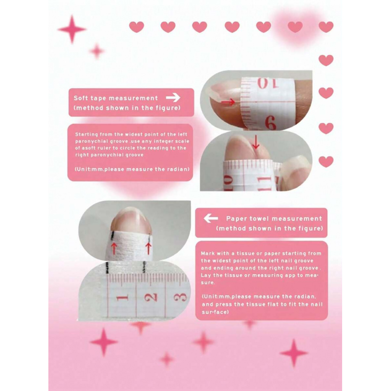 10pcs handmade pink press on n - Nail Art Pink Cat Eye recension och pris