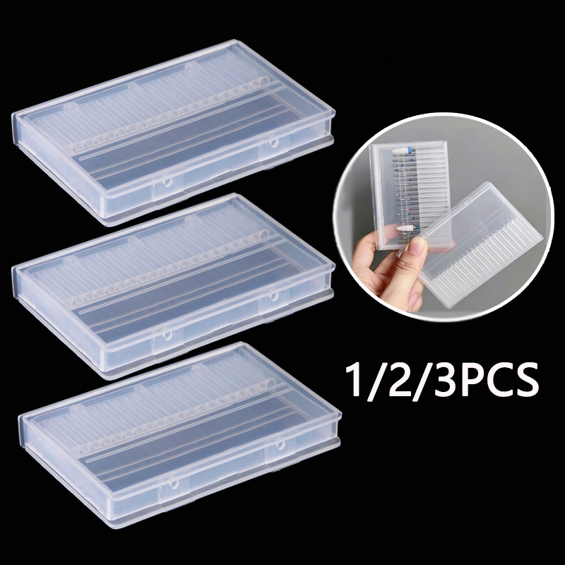 1/2/3PCS 20 Slots Clear Nail D - Nail Art Sch recension och pris