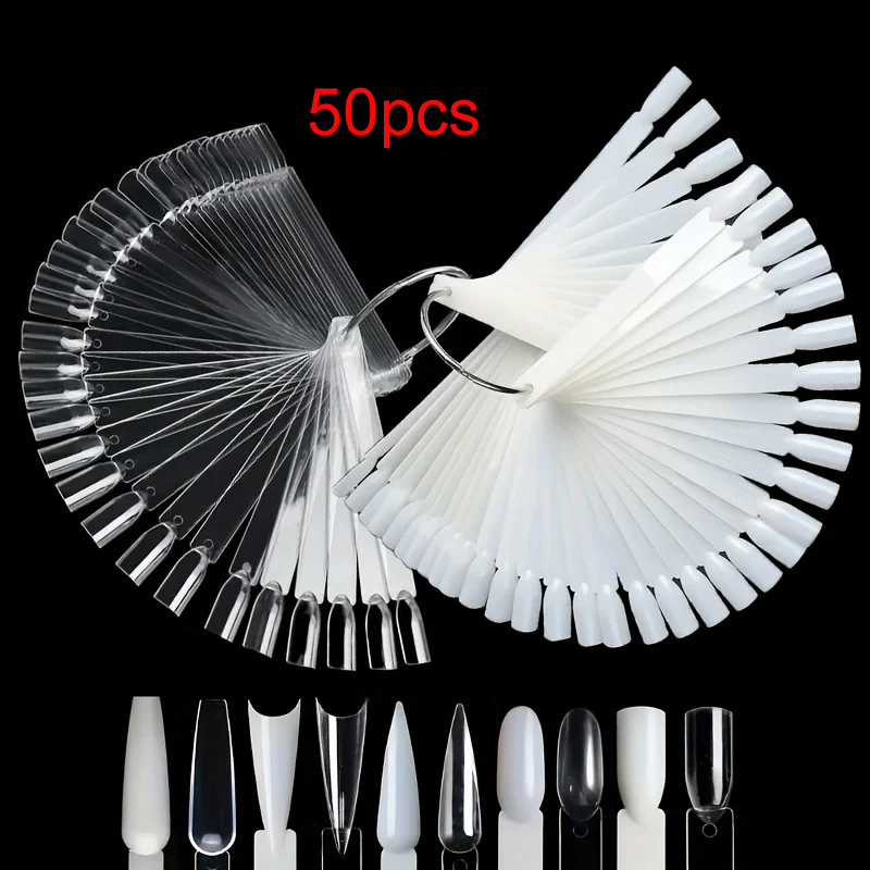 50 Nail Sample Sticks with Rin - Nail Art Sch recension och pris