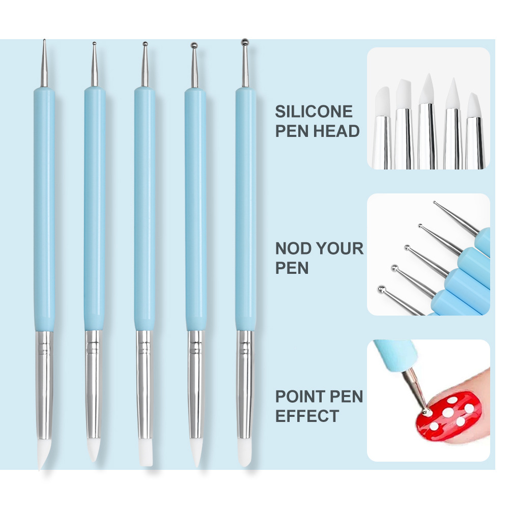 1/3/5/6/pcs/set Nail Art Brush - Nail Art Sch recension och pris